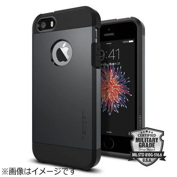 iPhone SE（第1世代）4インチ / 5s / 5用　タフアーマー　メタルスレート　041CS20187
