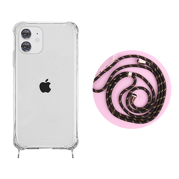 iPhone12 mini Mobile Neck Holder Phone Case With Strap  BLACK｜の通販はソフマップ[sofmap]
