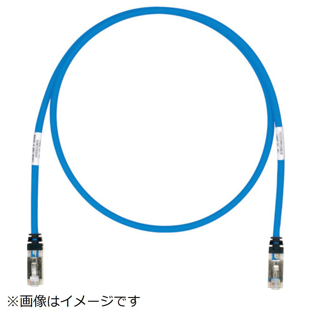 パンドウイット ＣＡＴ６Ａ／ＣＡＴ６ シールドパッチコード ３５ｍ 青