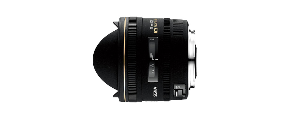 カメラレンズ 10mm F2.8 EX DC FISHEYE HSM APS-C用 ブラック