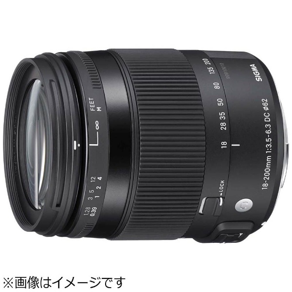 シグマ SIGMA ZOOM 18-200mm 3.5-6.3 DC Canon-