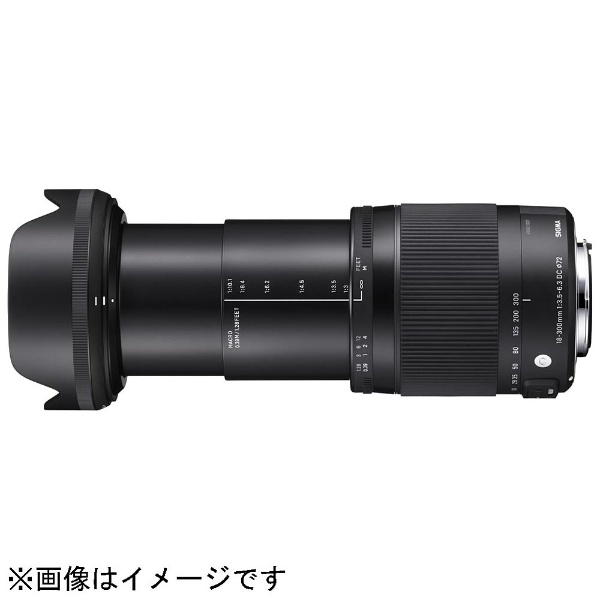 カメラレンズ 18-300mm F3.5-6.3 DC MACRO OS HSM APS-C用 Contemporary ブラック [ソニーA(α)  /ズームレンズ] Contemporary ブラック ［ソニーA(α) /ズームレンズ］|SIGMA(シグマ)