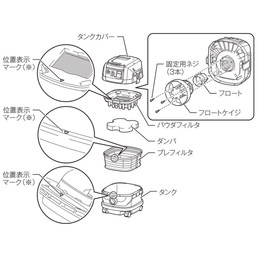 乾湿両用集じん機連動コンセント付 VC1520 紙パックレス式 /コード式