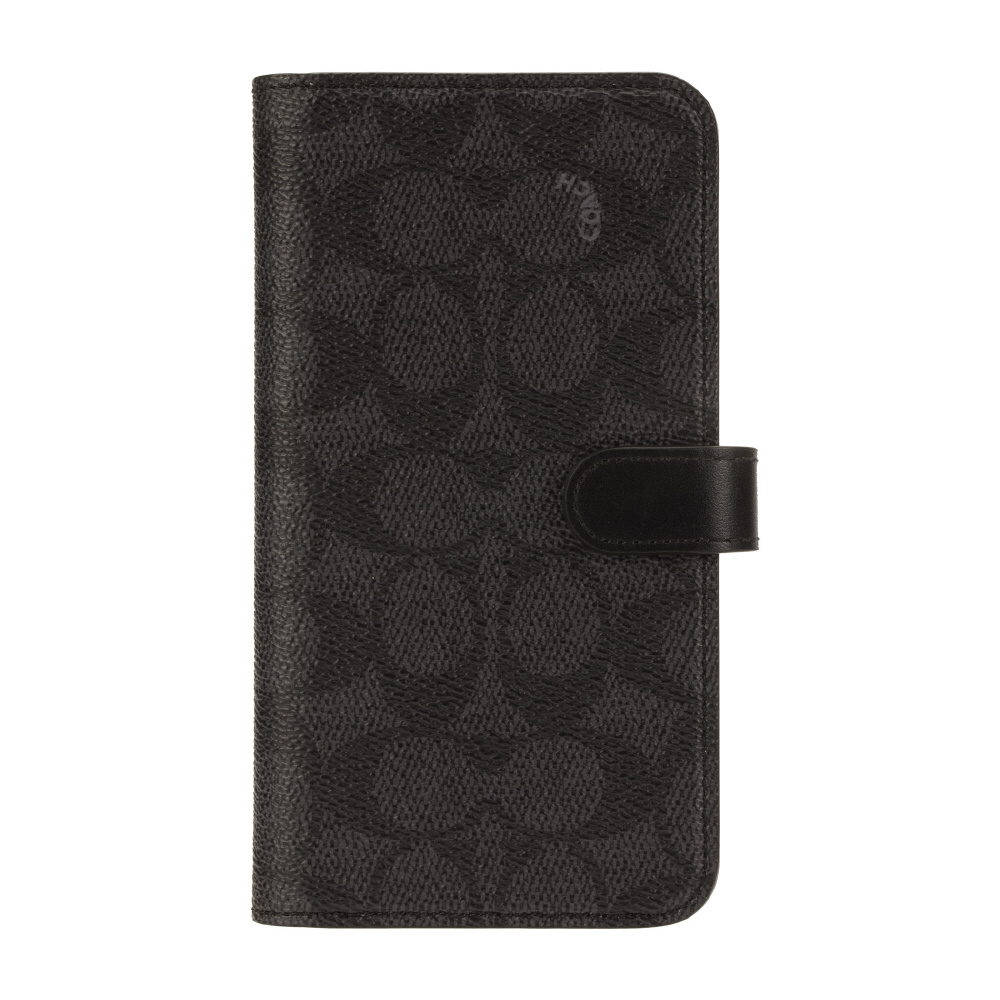 iPhoneアクセサリー COACH Folio Case iPhone SE 8 7 COACH iPhone SE3/SE2/8/7 Coach Folio Case - Signature C Black｜の