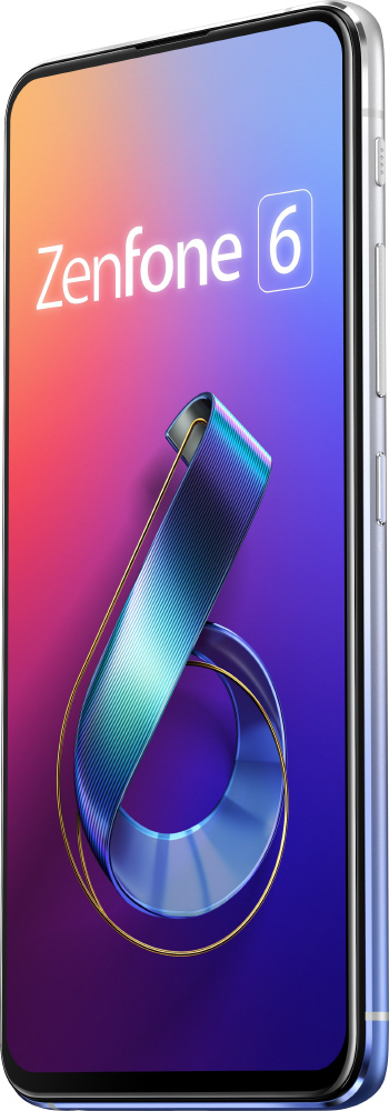 ZenFone 6 トワイライトシルバー「ZS630KL-SL128S6」Snapdragon 855 6.4型 メモリ/ストレージ：6GB/128GB  nanoSIM x2 DSDV対応 ドコモ/au/ソフトバンク/YmobileSIM対応 SIMフリースマートフォン|ASUS(エイスース)