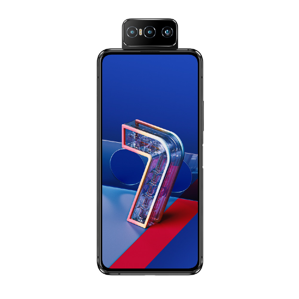 ZenFone 7 Pro オーロラブラック「ZS671KS-BK256S8 」Snapdragon 865 Plus 6.67型  メモリ/ストレージ：8GB/256GB nanoSIMｘ2 DSDV ドコモ/au/ソフトバンク対応 SIMフリースマートフォン ZenFone  オーロラブラック|ASUS(エイスース)