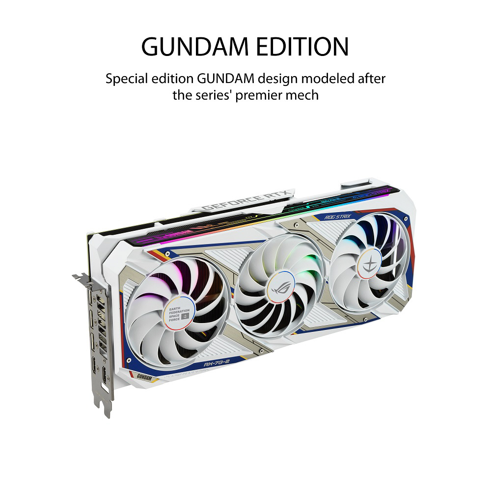 グラフィックボード ROG-STRIX-GeForce-RTX-3080-GUNDAM-EDITION ...