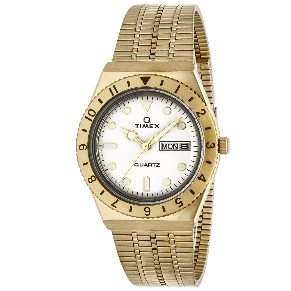 Qタイメックス 36mm [Q Timex 36mm] 1年保証 イエローゴールド 