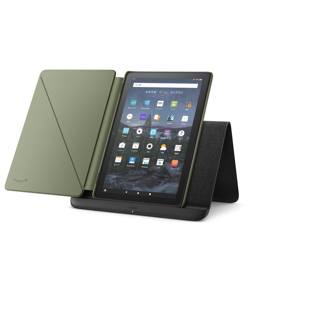 Fire HD 10 Plus(第11世代)用 Anker ワイヤレス充電スタンド (Made