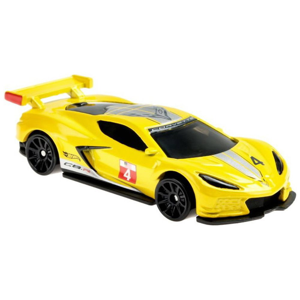 ホットウィール コルベット C8.R シルバー - ミニカー