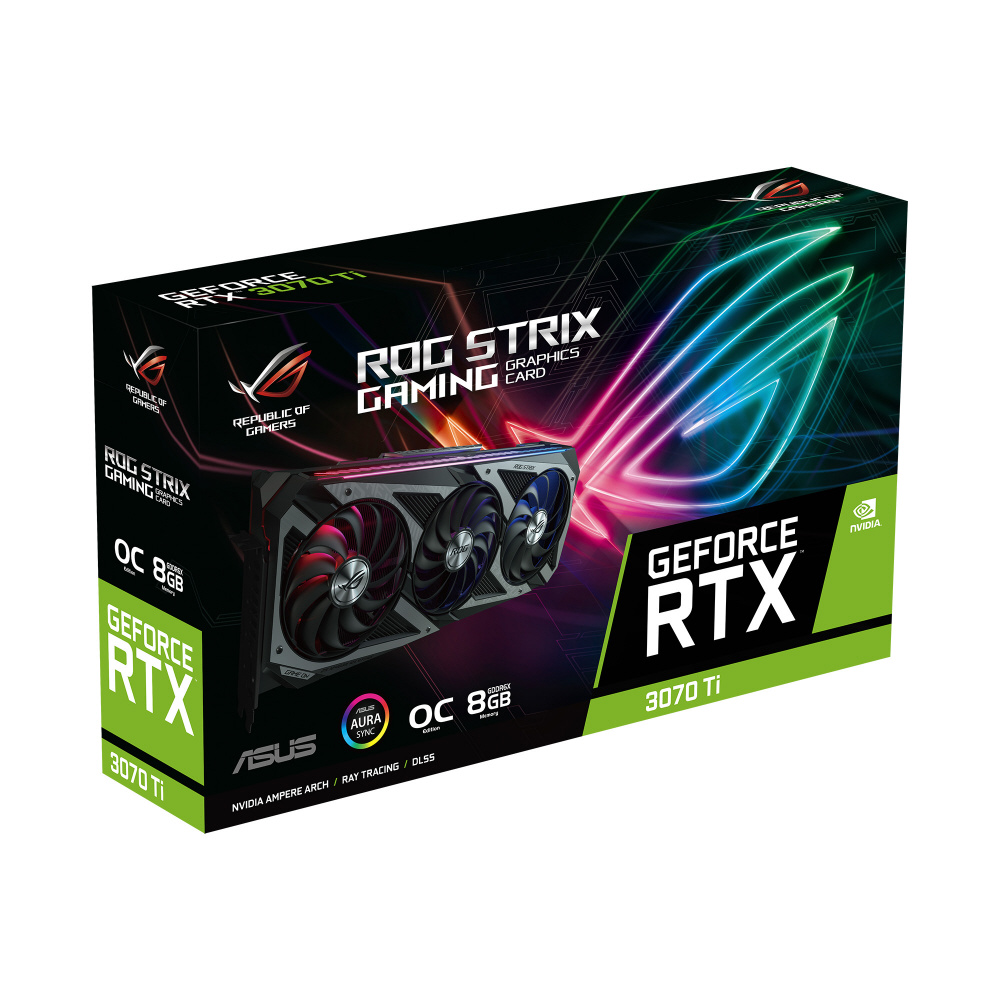 グラフィックボード ROG-STRIX-RTX3070TI-O8G-GAMING ［GeForce RTXシリーズ /8GB］