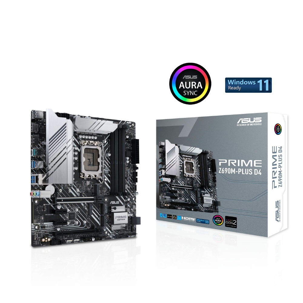 まあ マザーボード PRIME Z690M-PLUS D4 ［MicroATX］|ASUS(エイスース)