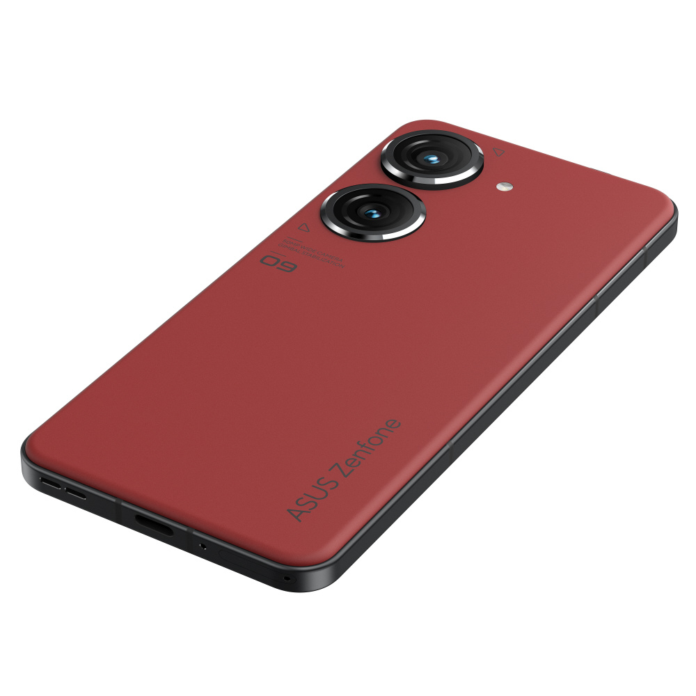 Zenfone 9 サンセットレッド Qualcomm Snapdragon 8+ Gen 1 5.9型ワイド AMOLEDディスプレイ  メモリ/ストレージ：8GB/128GB nanoSIM×2 SIMフリースマートフォン サンセットレッド ZF9-RD8S128