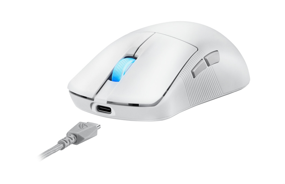 ゲーミングマウス ROG Harpe Ace Mini Moonlight White ROG