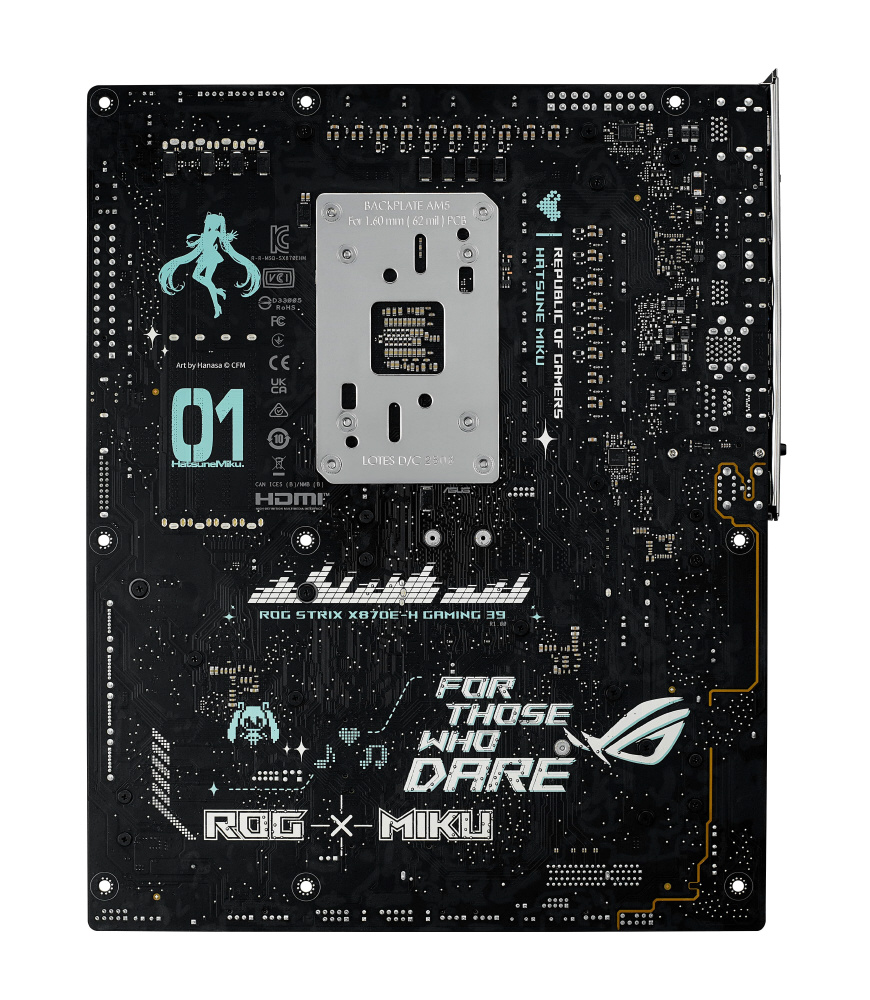 マザーボード (AMD X870E / ATX / AM5 / 初音ミク) ROG/STRIX/X870E-H