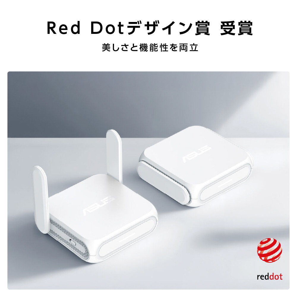 Wi-Fiルーター 688+2882Mbps RT-BE3600 GO ［Wi-Fi 7(be) /IPv6対応