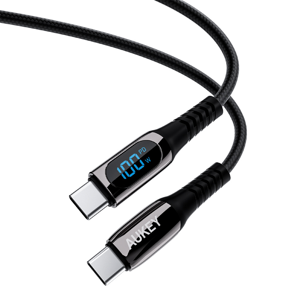 ケーブル Impulse Series USB-C to C デジタル表示 100W ブラック CB-CC13-BK ［USB Power  Delivery対応］｜の通販はソフマップ[sofmap]