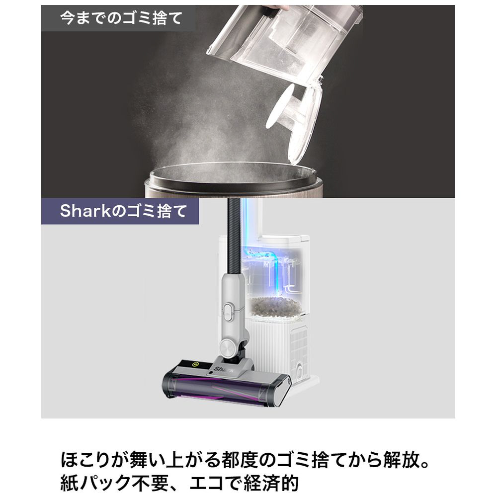 コードレススティッククリーナー CleanSense iQ+ ライトチタニウム