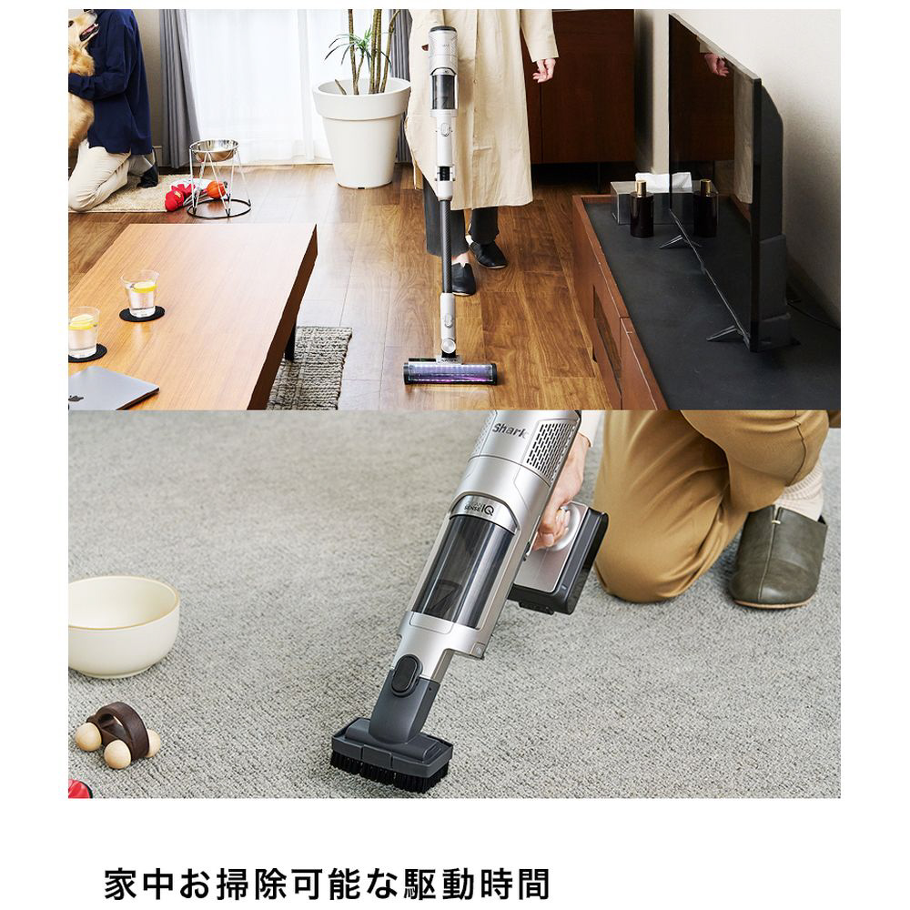 コードレススティッククリーナー CleanSense iQ+ ライトチタニウム