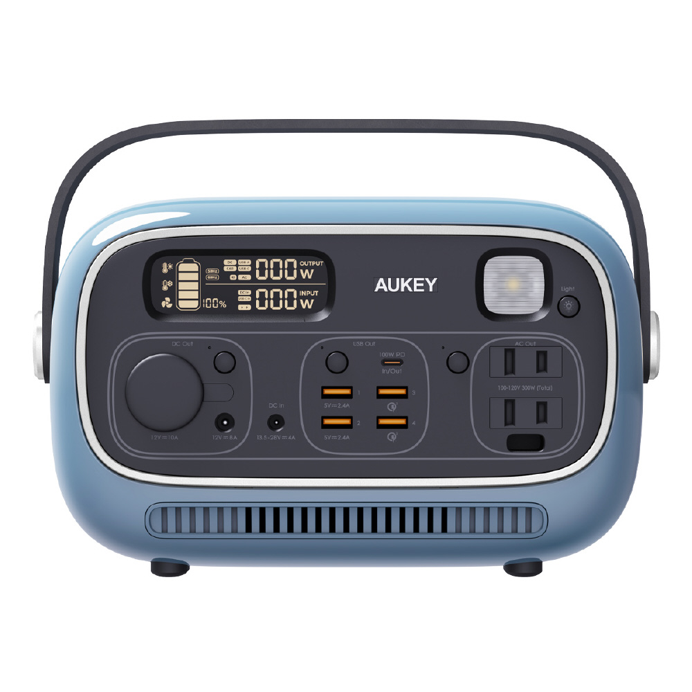 ポータブル電源 PowerStudio 300 ブルー PS-RE03-BU [9出力 /DC・USB-C充電・ソーラー(別売) /USB Power  Delivery対応]｜の通販はソフマップ[sofmap]