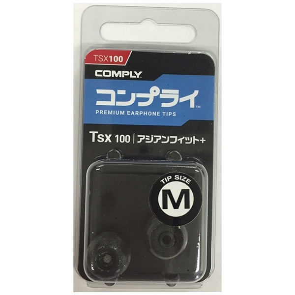 イヤーピース（Mサイズ/2個入り） TSX100BK-M-SGL-RET-PK-JPN｜の通販