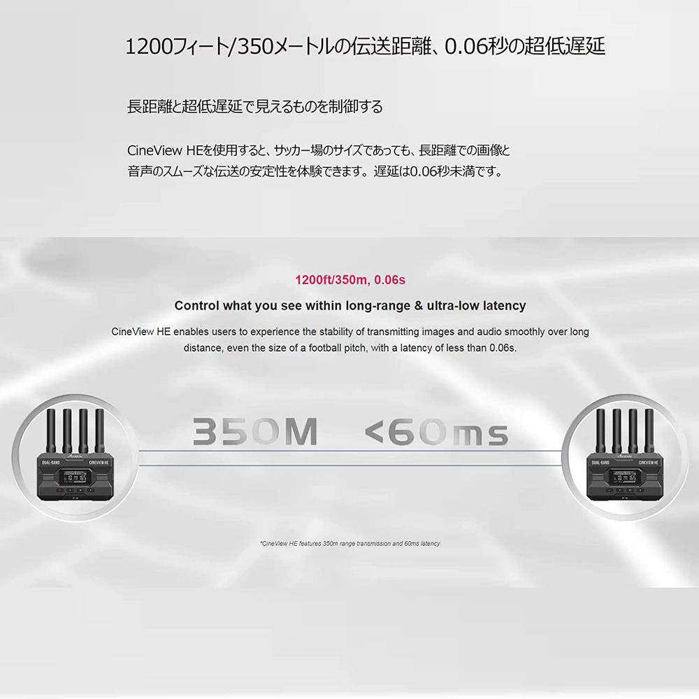 その他 Accsoon CineView HE WIT04-HE Accsoon CineView HE Multispectrum Wireless Video Transmitter