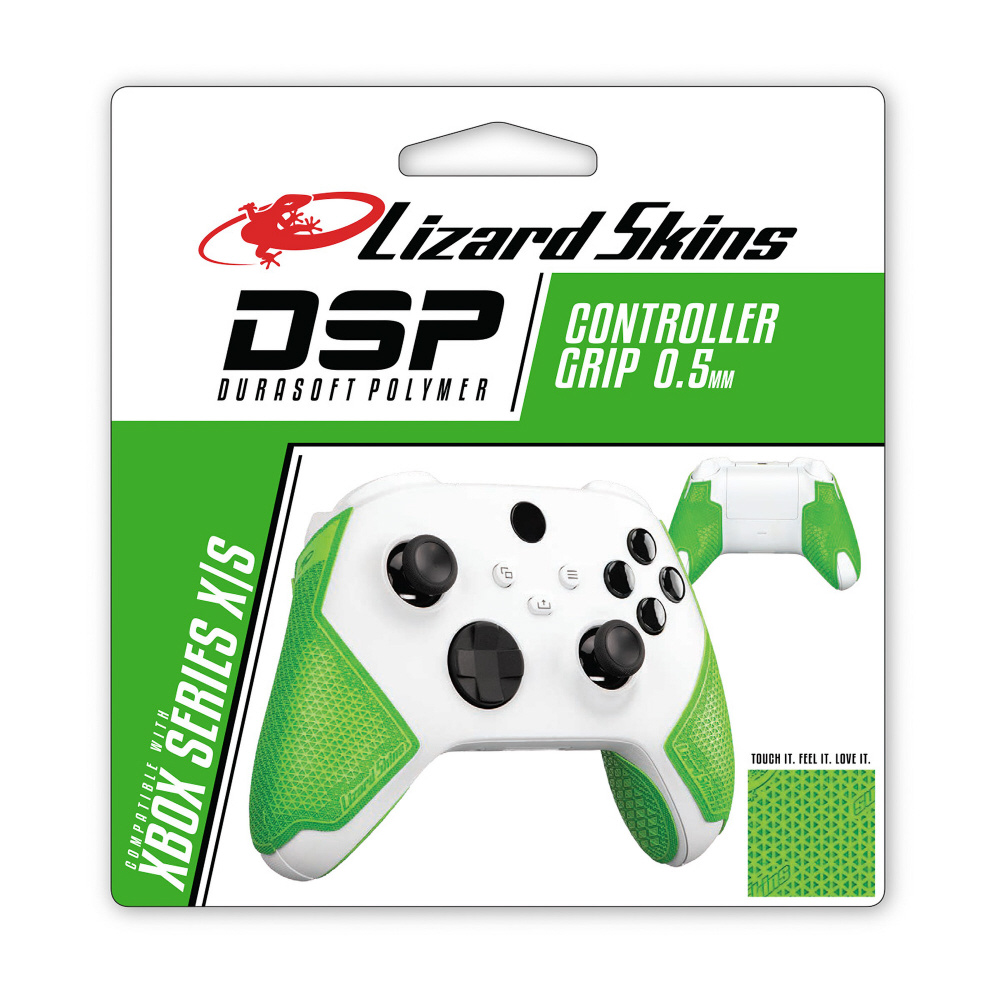 DSP XBOX SERIES X S専用 ゲームコントローラー用グリップ グリーン DSPXBX70