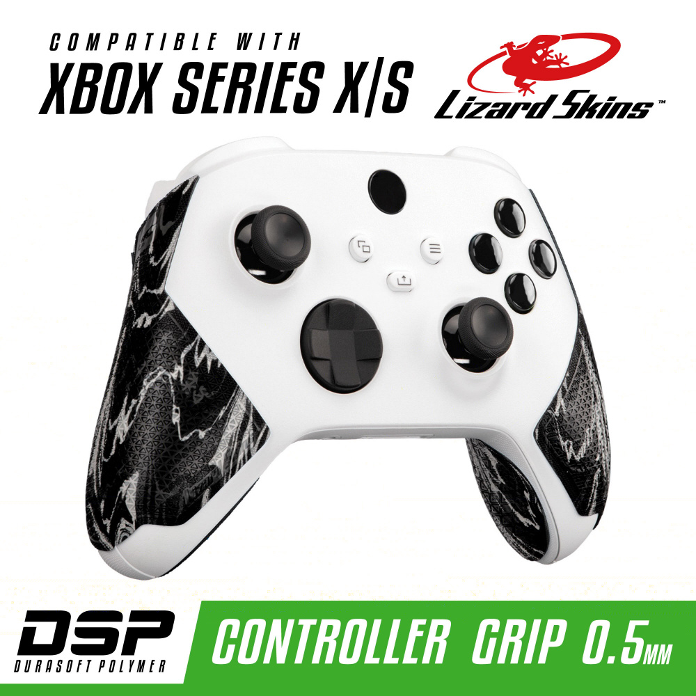 DSP XBOX SERIES X S専用 ゲームコントローラー用グリップ ブラックカモ DSPXBX11