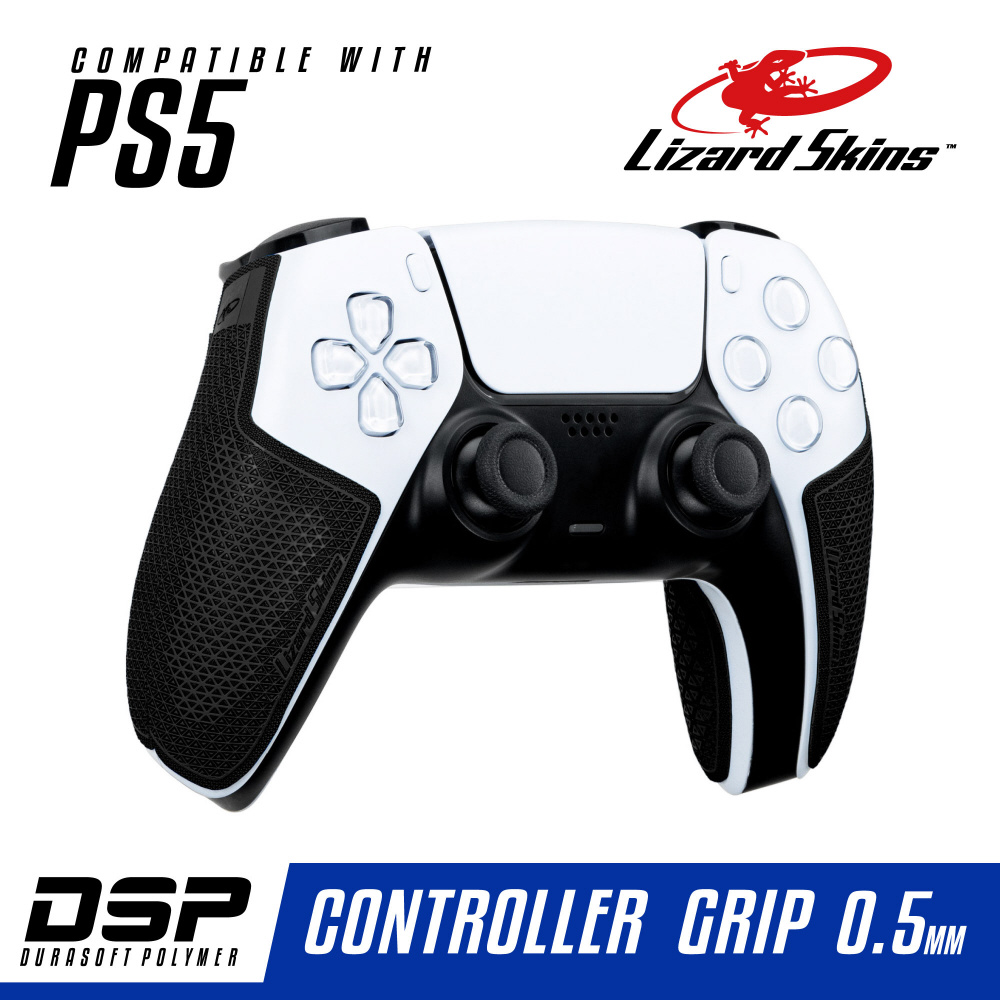DSP PS5専用 ゲームコントローラー用グリップ ブラック DSPPS510