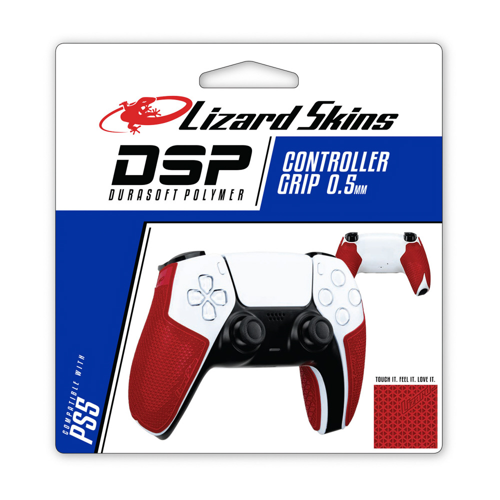 DSP PS5専用 ゲームコントローラー用グリップ レッド DSPPS550_20