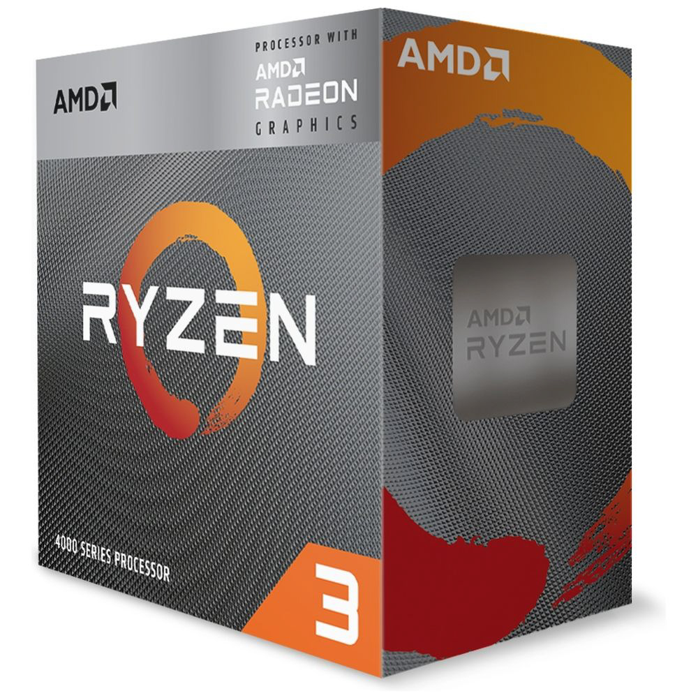 CPU〕AMD Ryzen 3 4300G With Wraith cooler （4C/8T4.0GHz65W） 100