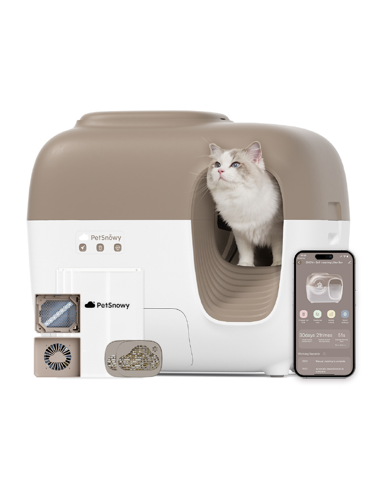PetSnowy 全自動猫トイレ Premium(消臭機能付)|の通販は PetSnowy 全自動猫トイレ Premium(消臭機能付)|の通販は