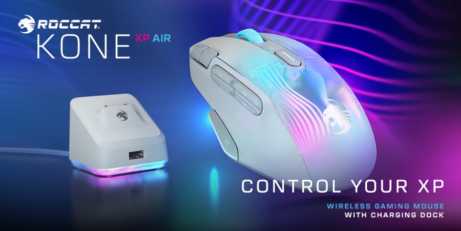 ゲーミングマウス Kone XP Air ホワイト ROC-11-446-01 ［光学式 /無線