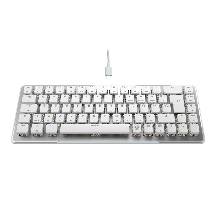 ゲーミングキーボード Vulcan II Mini ホワイト ROC-12-069 ［有線