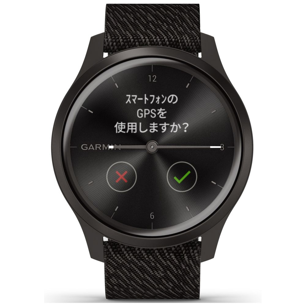 010-02240-73 【Suica対応】vivomove Style Black Pepper Nylon/Slate|GARMIN(ガーミン)