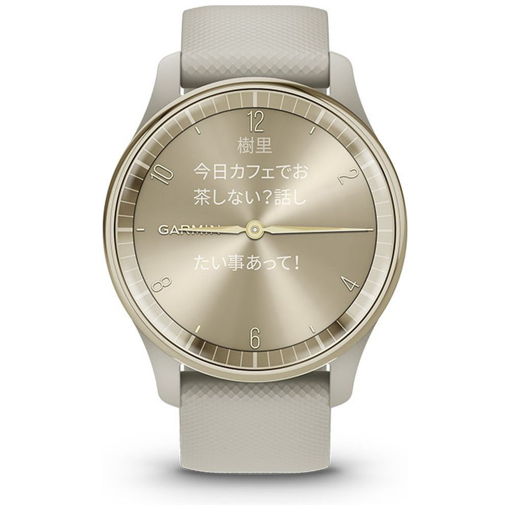 010-02665-72 スマートウォッチ vivomove Trend（ヴィヴォムーブ トレンド） French Gray×Cream Gold ｜の通販はソフマップ[sofmap]