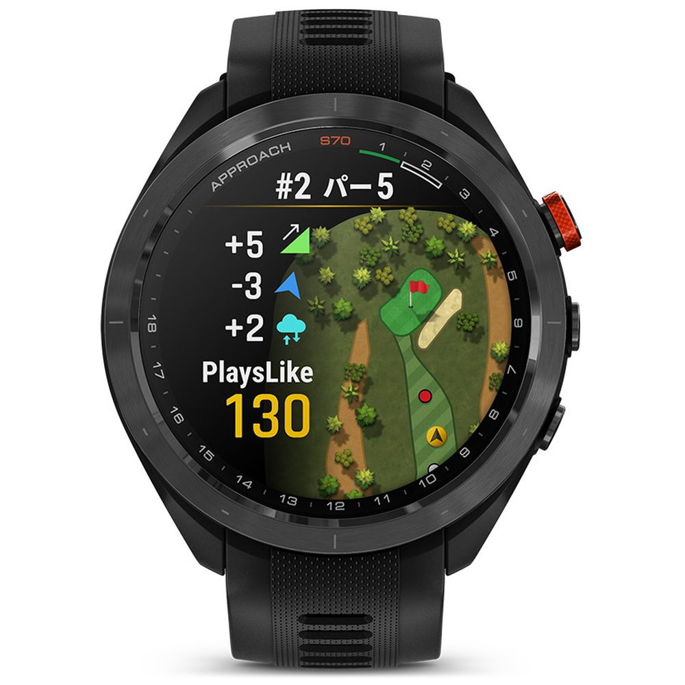 010-02746-22 GPS ゴルフナビ GARMIN(ガーミン) Approach S70 47mm ブラック｜の通販はソフマップ[sofmap]