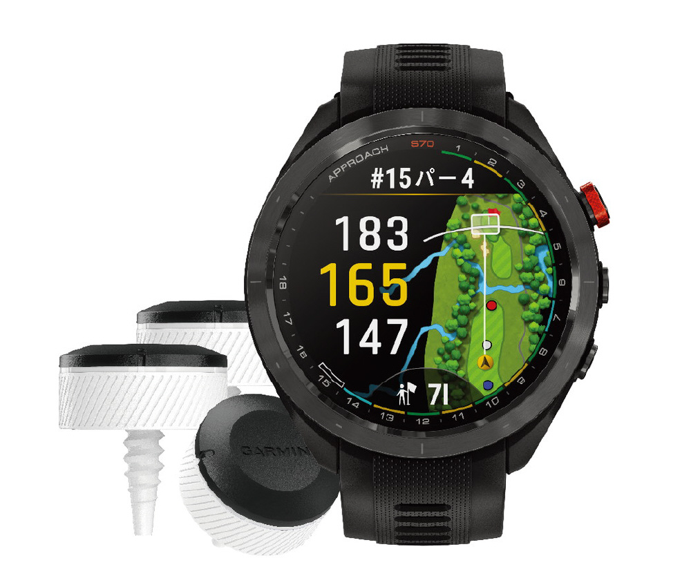 中古】GARMIN APPROACH 痒い S70 47MM Black