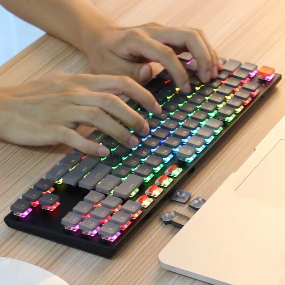 キーボード K1 赤軸 K1-91-RGB-Red-JP ［Bluetooth・USB /有線