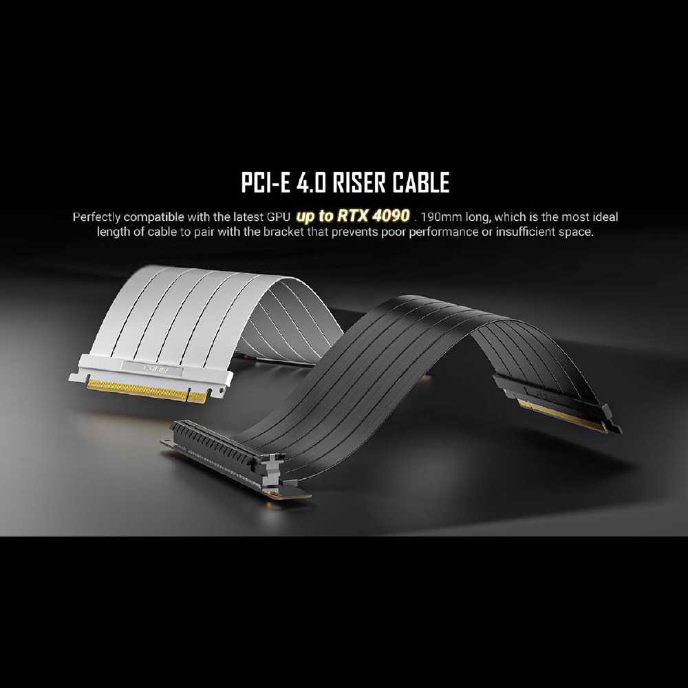 Antec Shift Vertical GPU Bracket with PCI-E4.0 Riser Cable