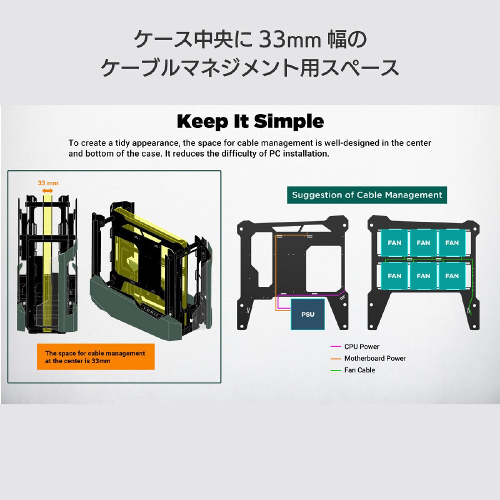 PCケース [ATX /Micro ATX /Extended ATX /Mini-ITX] ブラック CANNON 