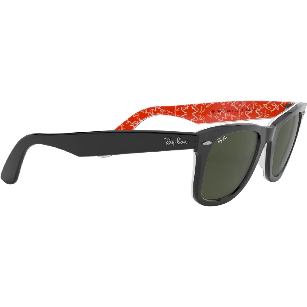 ORIGINAL WAYFARER RB2140F 1016 54mm ブラックオンテキスト
