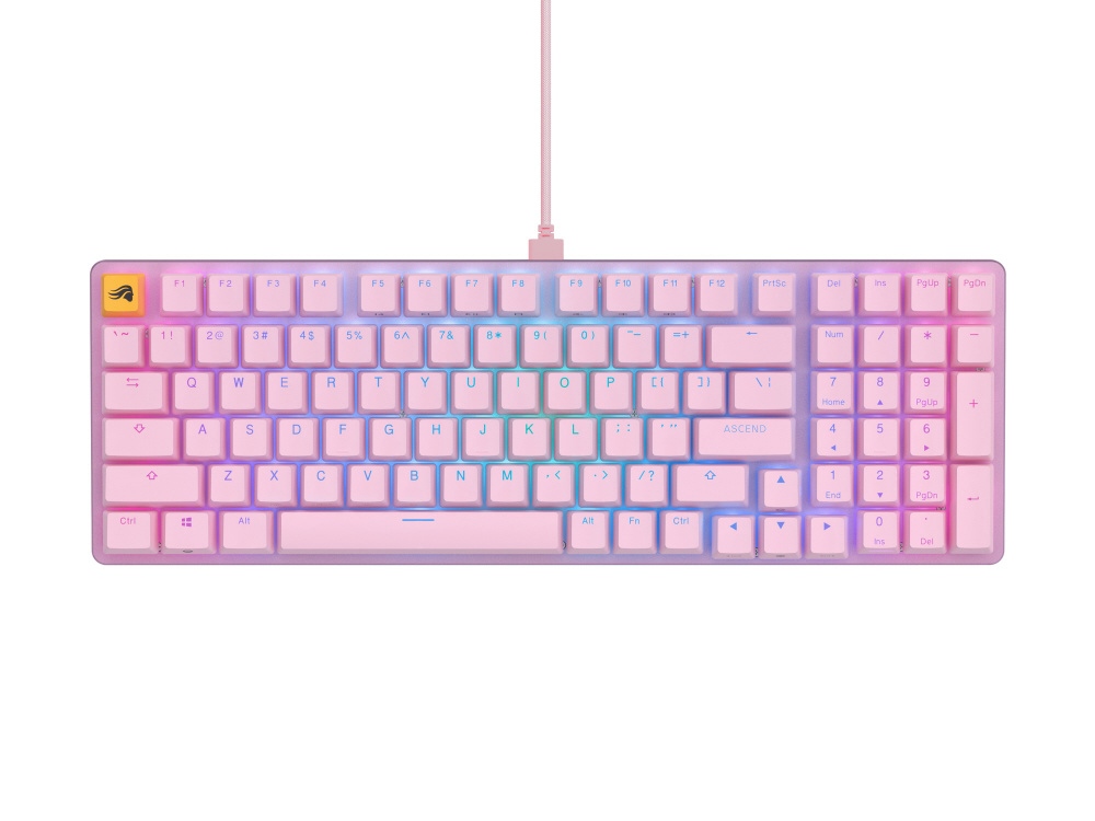 Glorious GMMK2 ゲーミングキーボード 96% ピンク 英語配列 ゲーミングキーボード GMMK 2 Full Size Prebuilt(英語配列) ピンク