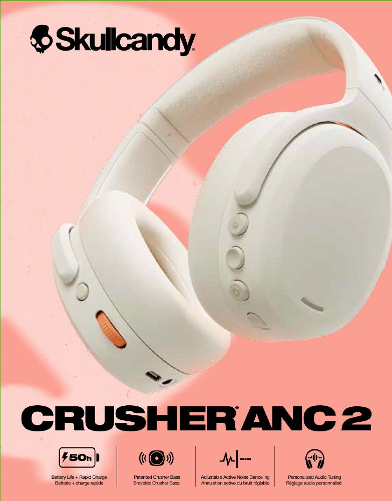 ブルートゥースヘッドホン CRUSHER ANC 2(クラッシャーエー