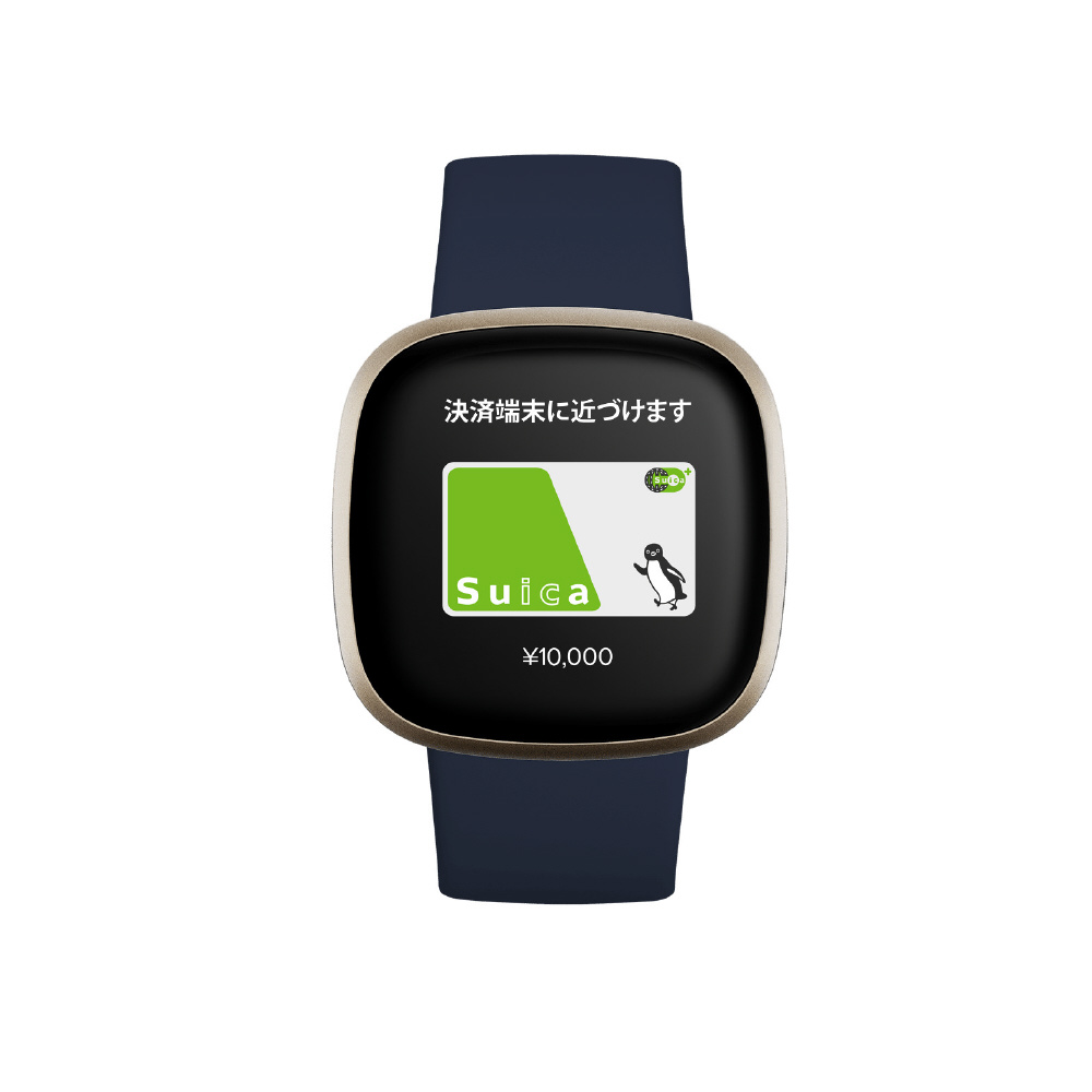 スマートウォッチfitbit versa3 GPS suica Spotify - 腕時計(デジタル)