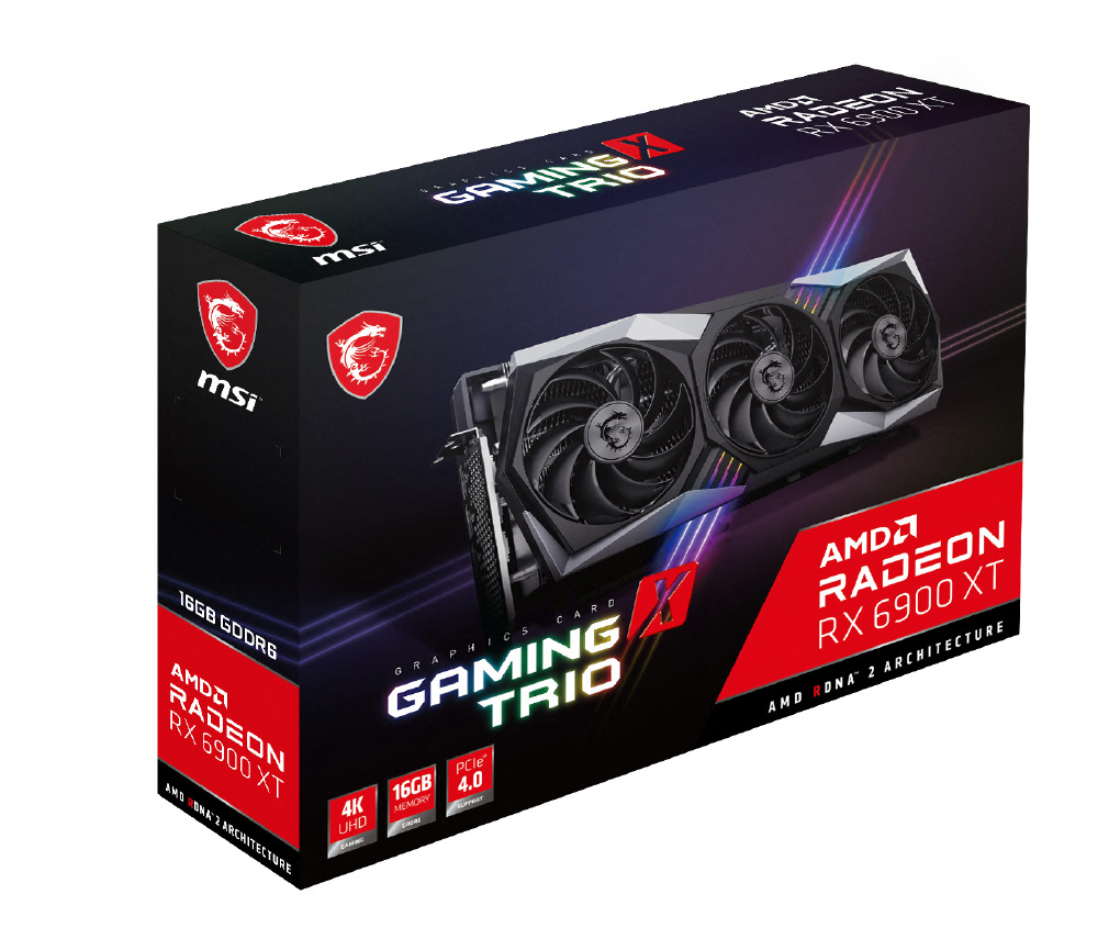 MSI Radeon RX 6900 XT GAMING X TRIO 16G RadeonRX6900XTGAMINGXTRIO16G