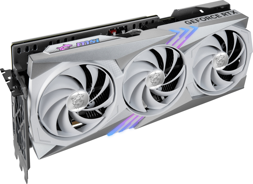 グラフィックボード GeForce RTX 4070 Ti GAMING X TRIO WHITE 12G ホワイト ［GeForce RTXシリーズ  /12GB］