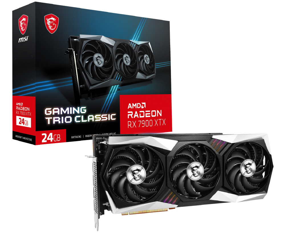 グラフィックボード Radeon RX 7900 XTX GAMING TRIO CLASSIC 24G ...