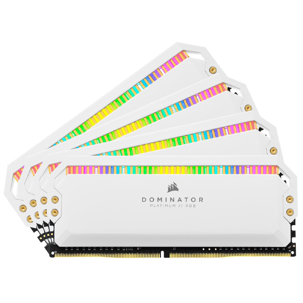 買取】増設メモリ DOMINATOR PLATINUM RGB ホワイト