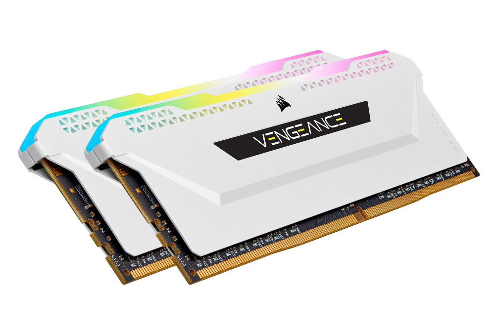 VENGEANCE RGB PRO SL ホワイト CMH32GX4M2E3200C16W ［DIMM DDR4